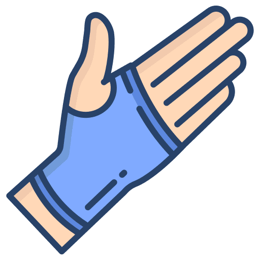 Gloves hand hands and gestures gym icon