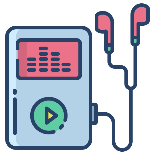 Music player player portable device icon