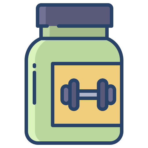 Protein nutrition whey protein gym icon