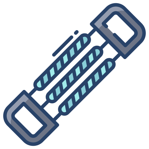 Expander sports and competition chest expander expander icon