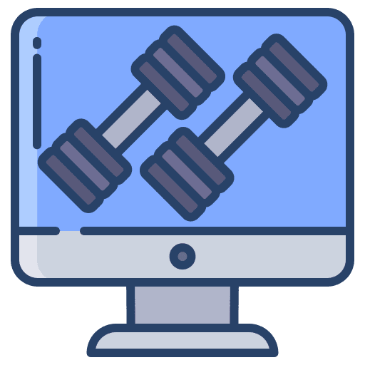 Monitor advertisement technology screen icon