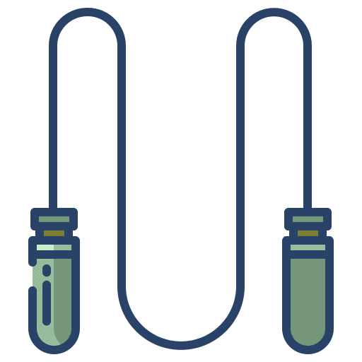 Rope jumping rope rope sports and competition icon