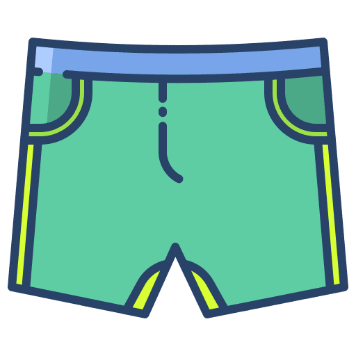 Short short shorts clothing icon