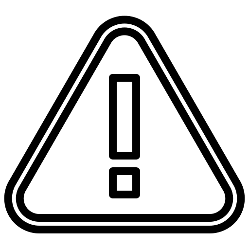 Alert shipping important warning icon