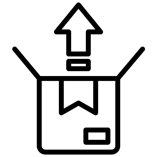 Export send package box icon