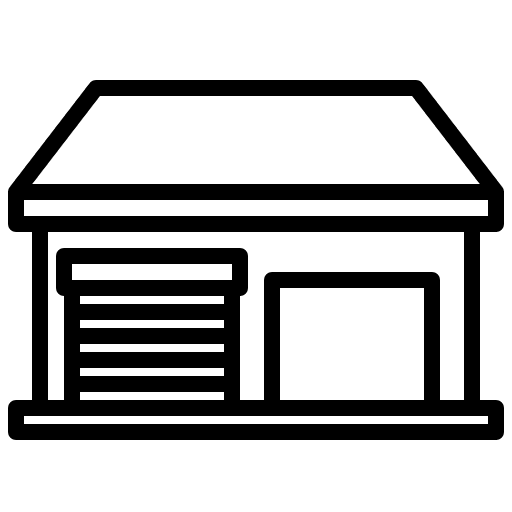 Warehouse building warehouse closed icon