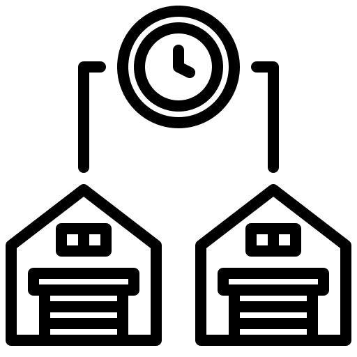 Warehouse warehouse factory storage icon