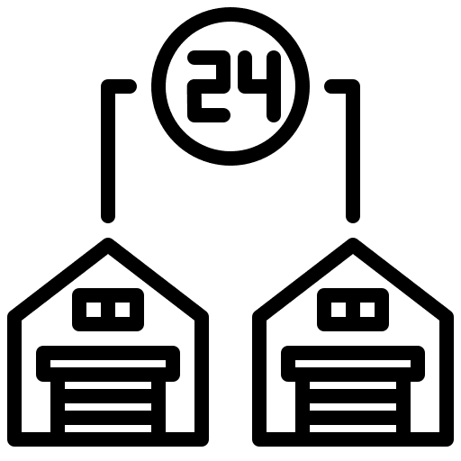 Warehouse logistics shipping shipping and delivery icon