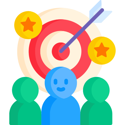Target business marketing market icon