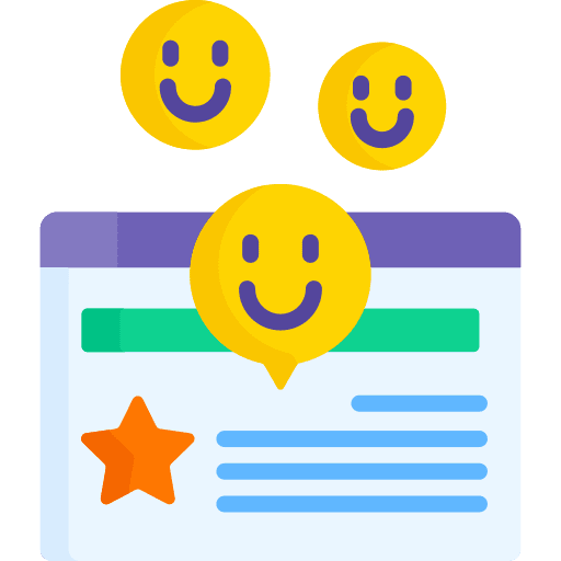 Audience marketing smileys response icon
