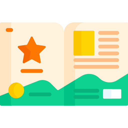 Magazine advertisement communications bulletin icon