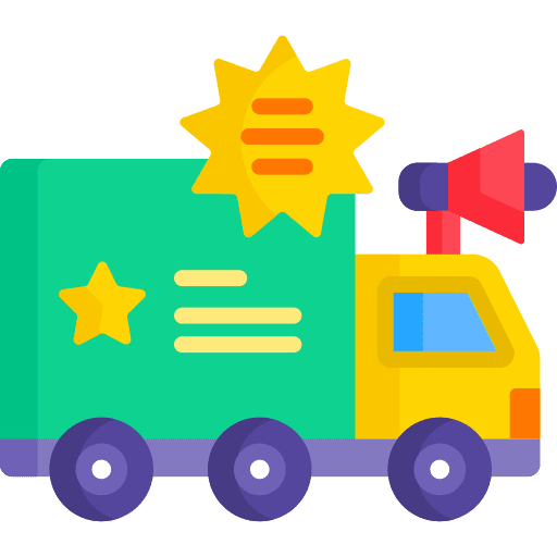 Ads communications megaphone marketing icon