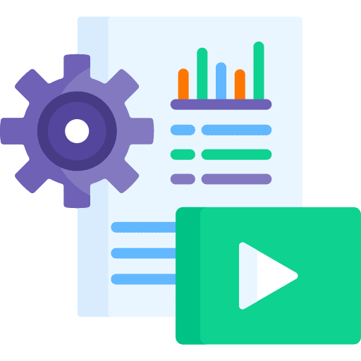 Ads graphic ads gear icon