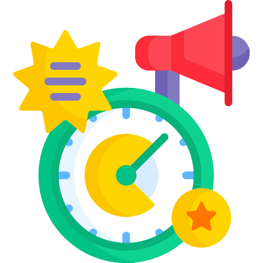 Publicity time campaign communications icon