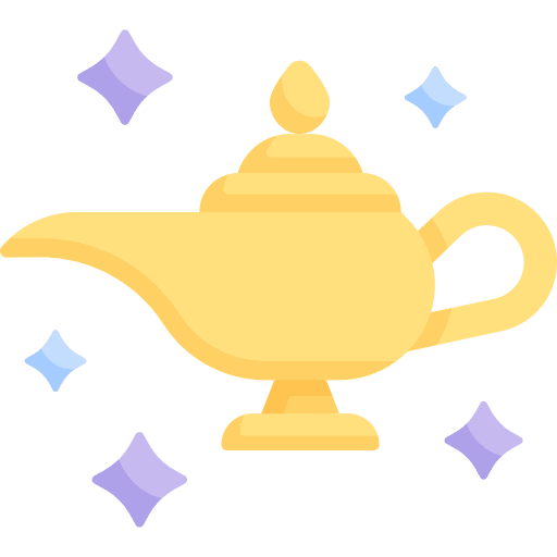 Magic lamp magic lamp arabia fairytale icon