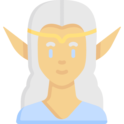 Elf folklore female user icon