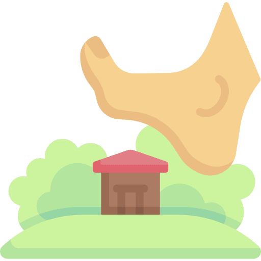 Giant giant fairytale legend icon