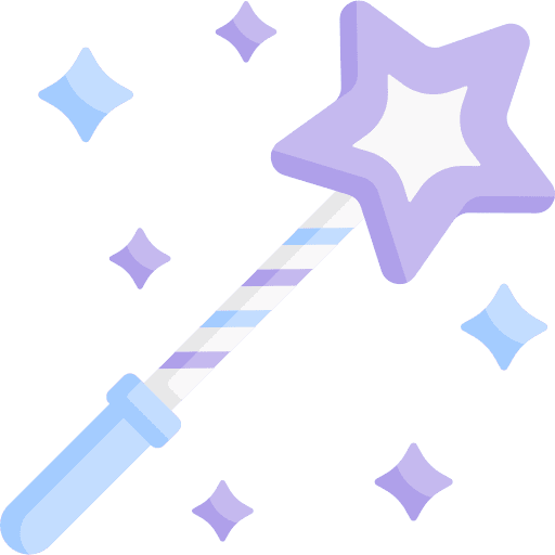 Magic wand wizard witch miscellaneous icon