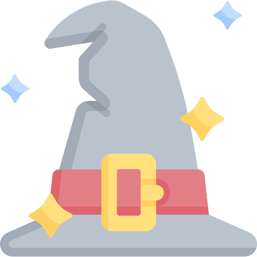 Witch hat magician wizard fashion icon