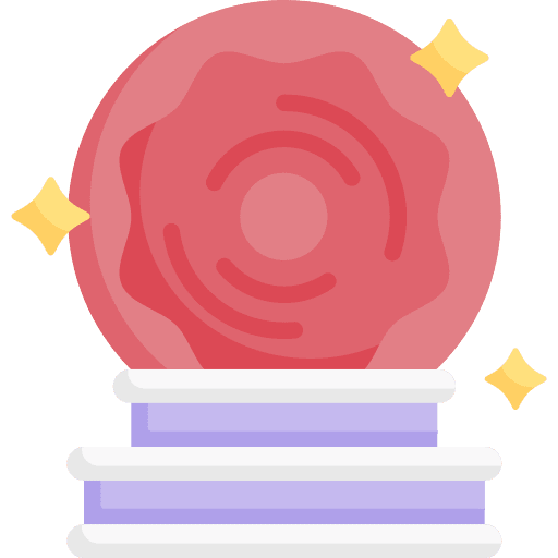 Crystal ball halloween magic ball crystal ball icon