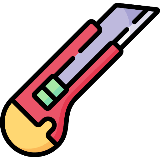 Cutter cut construction and tools tool icon