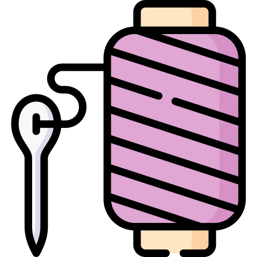 Thread handcraft dressmaker needle icon