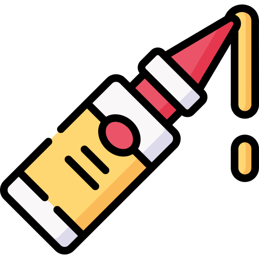Glue school material bottle glue icon
