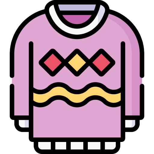 Sweater fashion pullover garment icon