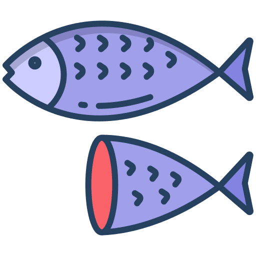 Fish salmon sea food fish icon