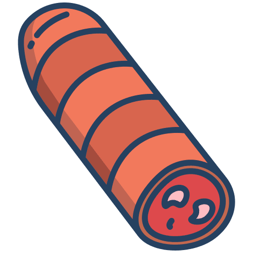 Ham leg pork leg pork ham food icon