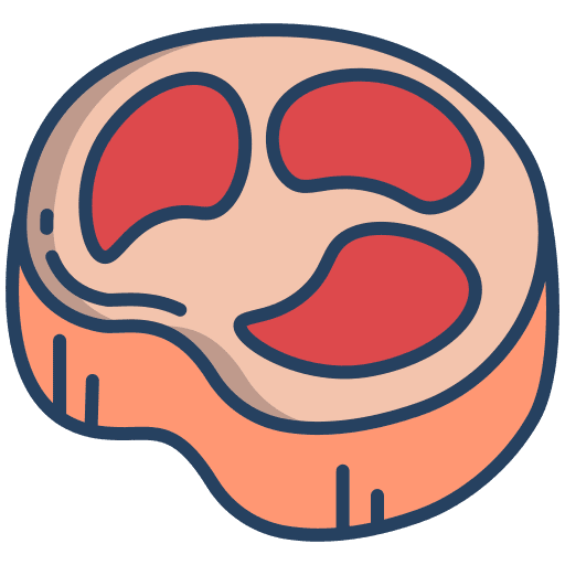 Meat steak meat grilled icon