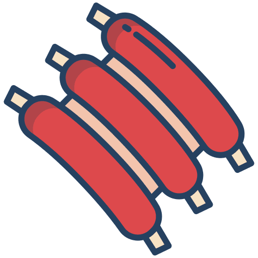 Ribs pork barbeque beef icon