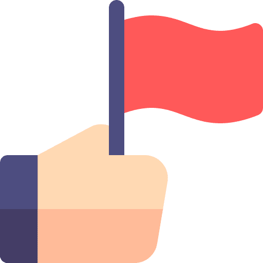 Flag objective mission goal icon