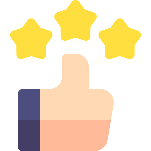 Like thumb up feedback customer review icon