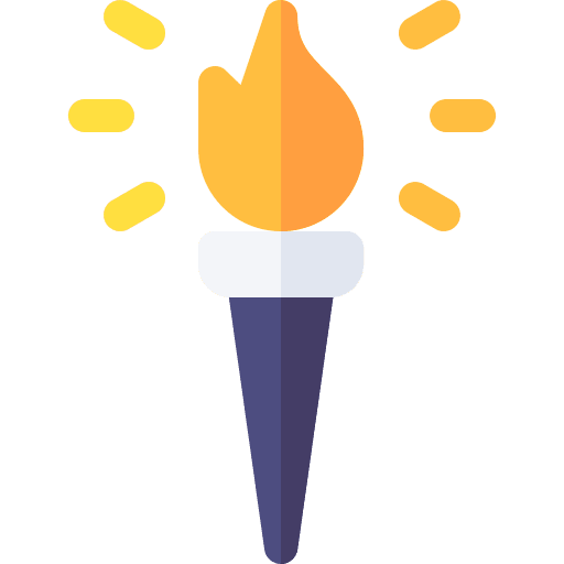 Torch olympic sports olympic games burn icon