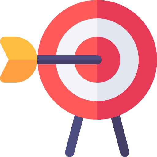 Goal success arrow goal icon