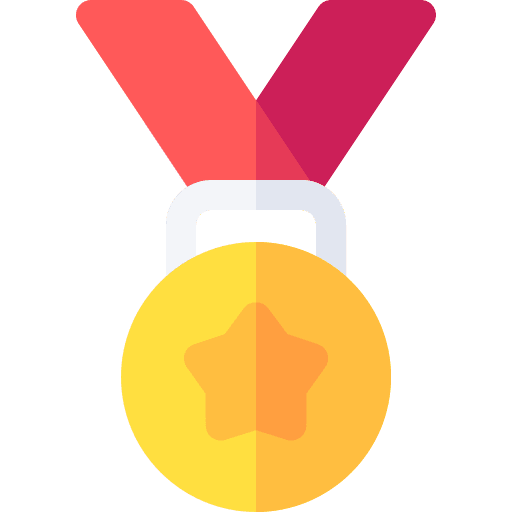 Medal star success medal icon
