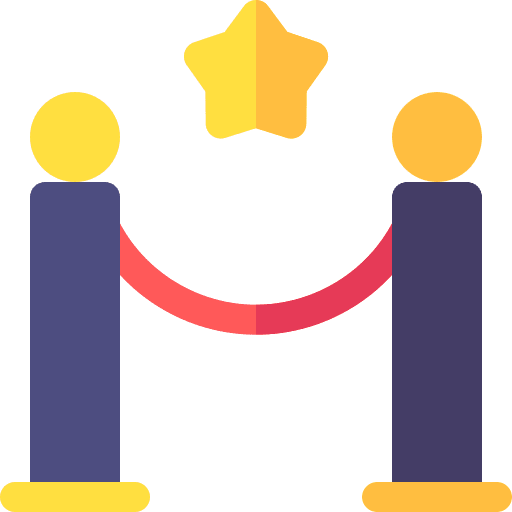 Red carpet event entertainment red carpet icon