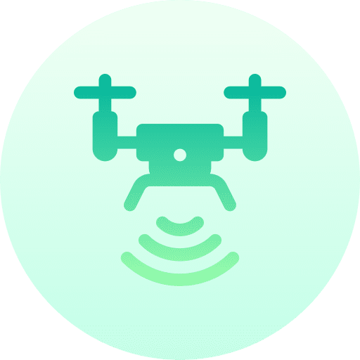 Drone fly drone gadget icon