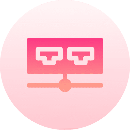 Hub internet hub computer icon