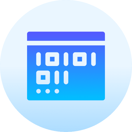Binary code break decode brute force icon