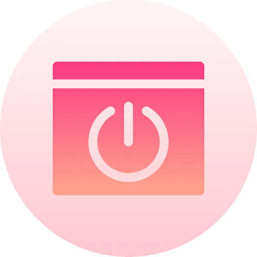 Off stand by interface button icon