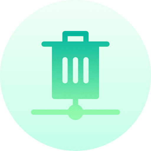 Trash trash bin can bin icon