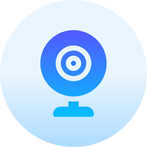 Webcam video interface camera icon