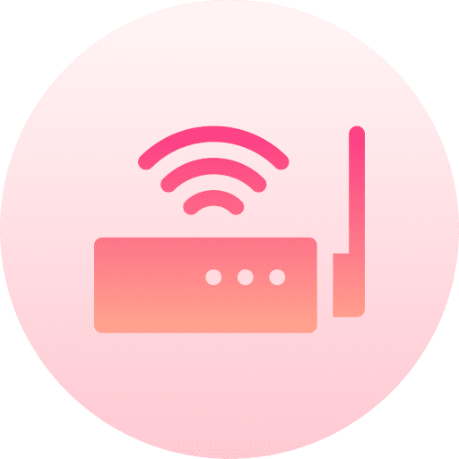 Wireless multimedia wireless internet technology icon
