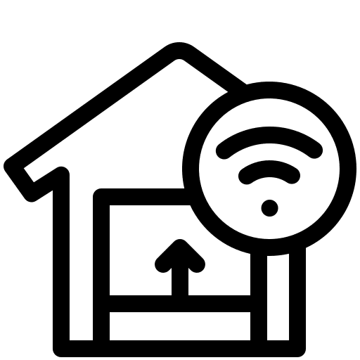 Garage technology internet of things domotics icon