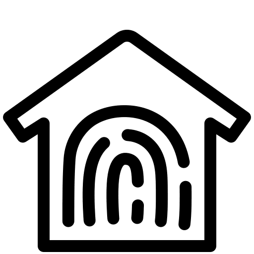 Home security password home security house icon