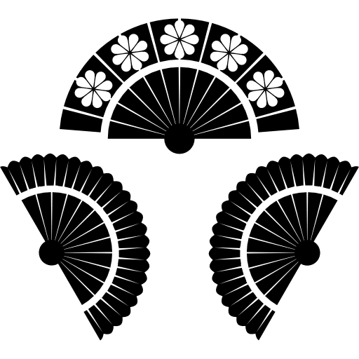 Three flamenco fans flamenco three flamenco icons icon
