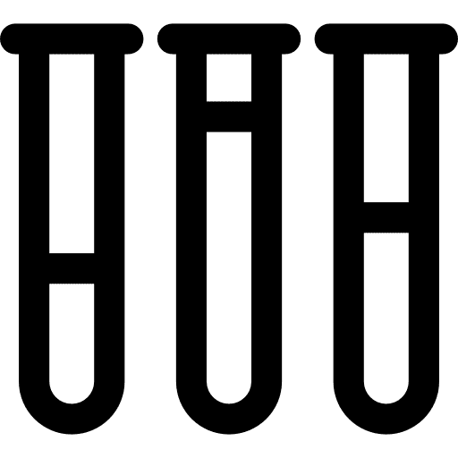 Test tubes tool chemistry lab icon