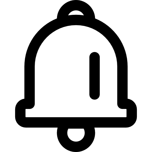 Bell timer alarm tool icon